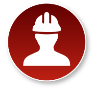 icon: worker with hard hat